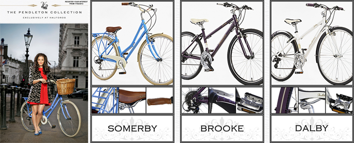 Exclusive to Halfords Victoria Pendleton new bike range